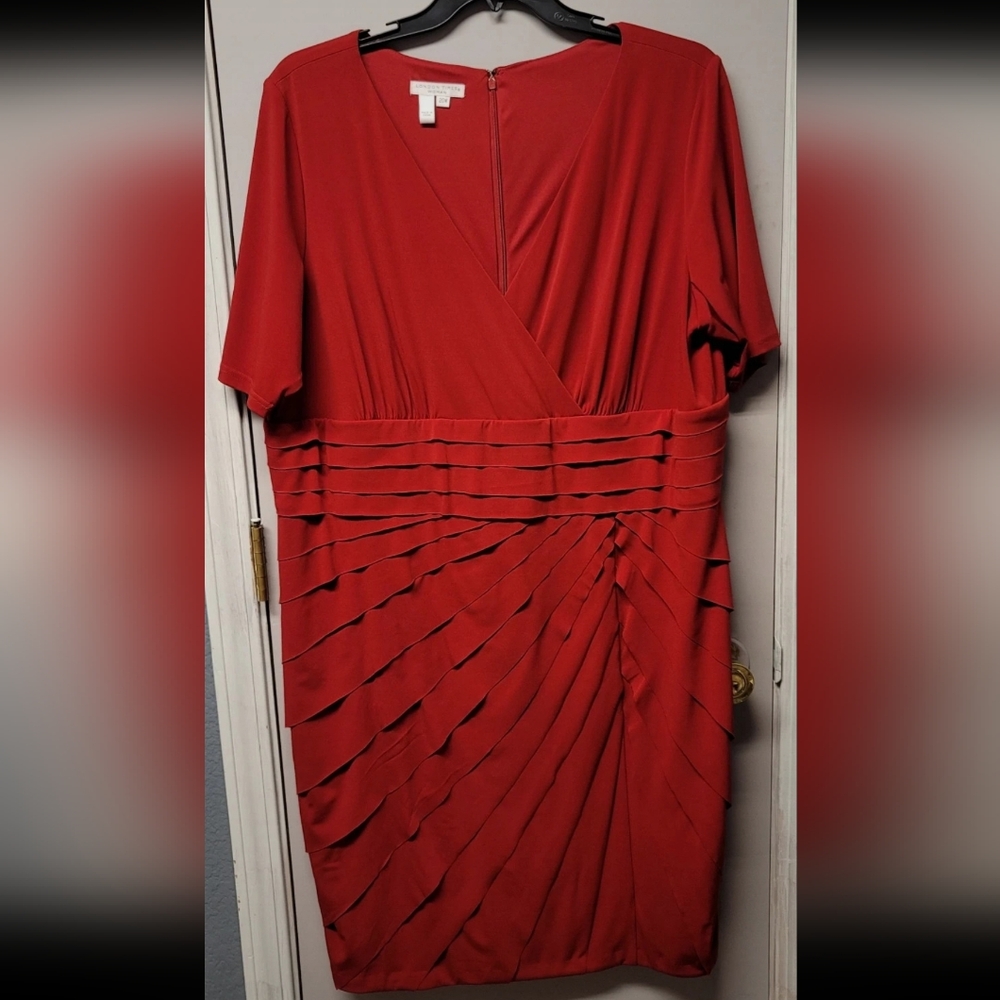 London Times red dress size 20W